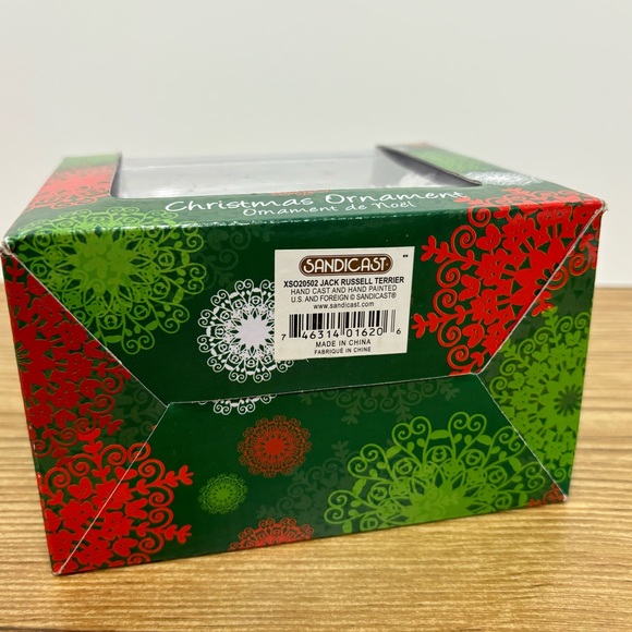 Sandicast Jack Russell Holiday Christmas Dog Ornament - Picture 9 of 9